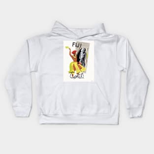 Fiji Tahiti Vintage Poster Kids Hoodie